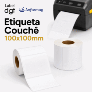 Etiqueta Couchê 100mm x 100mm