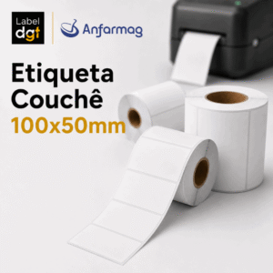 Etiqueta Couchê 100mm x 50mm