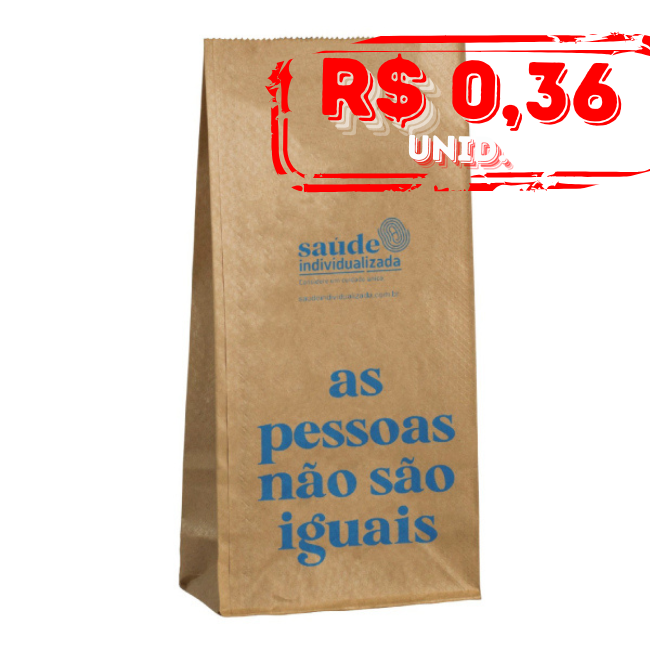 Pack c/2000 – Saco de Papel – Saúde Individualizada