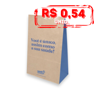 Pack c/1000 – Cartuchos Ecológicos em Papel Kraft 80 grs – Saúde Individualizada